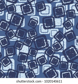 A seamless pattern of rounded squares of different colors. Especially suitable for women and children.