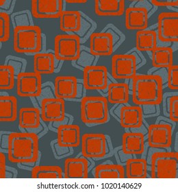 A seamless pattern of rounded squares of different colors. Especially suitable for women and children.