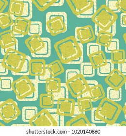 A seamless pattern of rounded squares of different colors. Especially suitable for women and children.