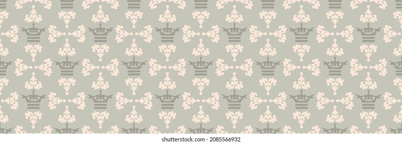 Seamless pattern in Royal style. Vector graphics