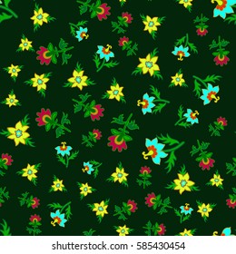 seamless pattern in Russian style for textiles, scarves