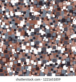 Seamless pattern. Rust colors. Camouflage. Editable.