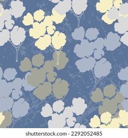 Seamless pattern Sakura with cherry tree blossom. Vintage hand drawn vector illustration in sketch style.