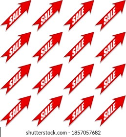 seamless pattern with sale offer slogans black friday promotional design for banner wrapping cards packaging
