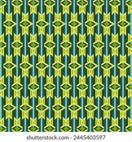 Seamless pattern of sarung batik ornament
