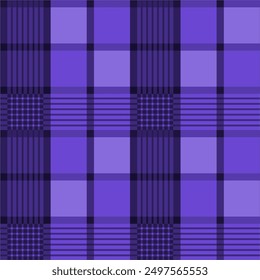 Seamless pattern of Sarung on Purple Bright color scheme, showing calm and hype vibes. Sarung is Indonesian traditional garment with a unique textures