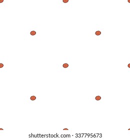 Seamless pattern with sausage