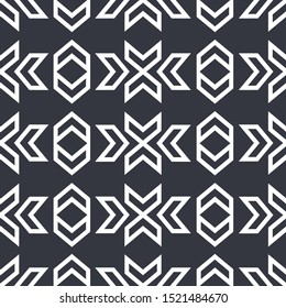Seamless pattern with scandinavian elements