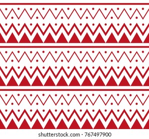 Seamless pattern in scandinavian style. Geometric patterns for print on wallpaper, gift paper, textile, paper. Two-color pattern.