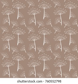 Seamless pattern in scandinavian style. Pattern for print on wallpaper, gift paper, textile, paper. Two-color pattern.