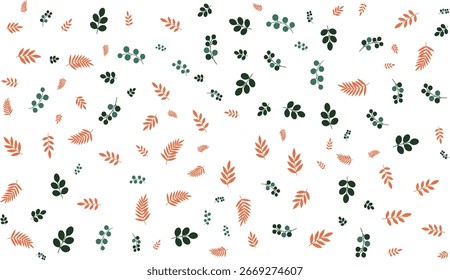 Seamless pattern of scattered flat-style pink, red, and yellow flowers on a white background.