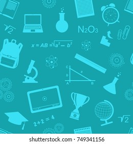 Seamless pattern school. Vector illustration.