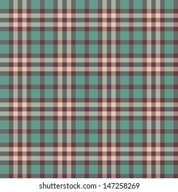 Seamless pattern Scottish cage. Tartan traditional checkered british fabric seamless pattern.