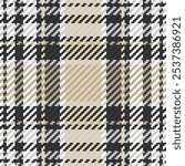Seamless pattern of scottish tartan plaid. Repeatable background with check fabric texture. Vector backdrop striped textile print.