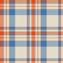Seamless Pattern Of Scottish Tartan Plaid. Repeatable Background With Check Fabric Texture. Flat Vector Backdrop Of Striped Textile Print.