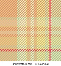 Seamless pattern of scottish tartan plaid. Repeatable background with check fabric texture. Flat vector backdrop of striped textile print.