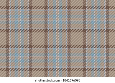 Seamless pattern of scottish tartan plaid. Repeatable background with check fabric texture. Flat vector backdrop of striped textile print.