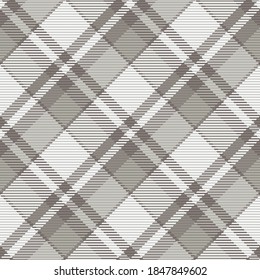 Seamless pattern of scottish tartan plaid. Repeatable background with check fabric texture. Flat vector backdrop of striped textile print.