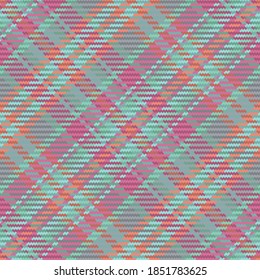 Seamless pattern of scottish tartan plaid. Repeatable background with check fabric texture. Flat vector backdrop of striped textile print.