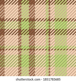 Seamless pattern of scottish tartan plaid. Repeatable background with check fabric texture. Flat vector backdrop of striped textile print.