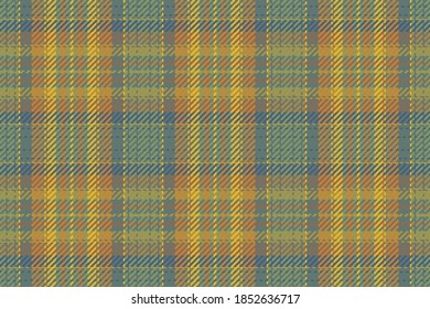 Seamless pattern of scottish tartan plaid. Repeatable background with check fabric texture. Flat vector backdrop of striped textile print.