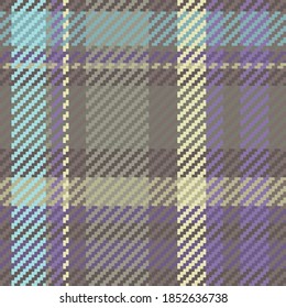 Patrón sin foco de platija escocesa. Fondo repetible con textura de tela de comprobación. Fondo vectorial plano de la impresión textil rayada.