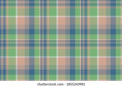 Patrón sin foco de platija escocesa. Fondo repetible con textura de tela de comprobación. Fondo vectorial plano de la impresión textil rayada.