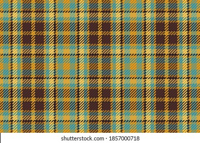 Nahtloses Muster von schottischem Tartan Plaid. Wiederholbarer Hintergrund mit Textur des Textes. Flacher Vektorhintergrund aus gestreiftem Stoffdruck.