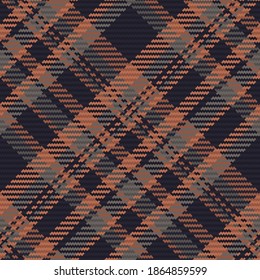 Seamless pattern of scottish tartan plaid. Repeatable background with check fabric texture. Flat vector backdrop of striped textile print.