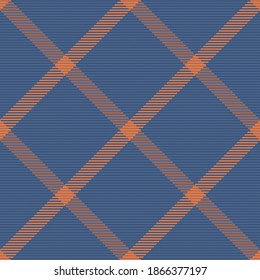 Seamless pattern of scottish tartan plaid. Repeatable background with check fabric texture. Flat vector backdrop of striped textile print.