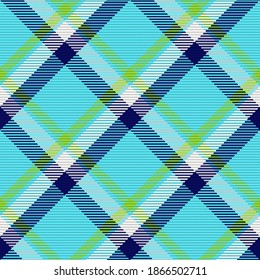 Seamless pattern of scottish tartan plaid. Repeatable background with check fabric texture. Flat vector backdrop of striped textile print.