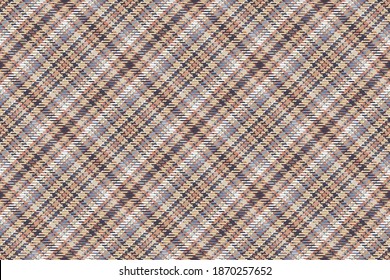 Seamless pattern of scottish tartan plaid. Repeatable background with check fabric texture. Flat vector backdrop of striped textile print.