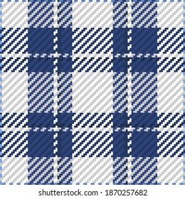 Seamless pattern of scottish tartan plaid. Repeatable background with check fabric texture. Flat vector backdrop of striped textile print.