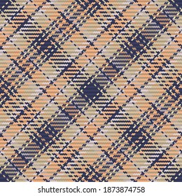 Nahtloses Muster von schottischem Tartan Plaid. Wiederholbarer Hintergrund mit Textur des Textes. Flacher Vektorhintergrund aus gestreiftem Stoffdruck.