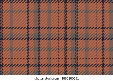 Patrón sin foco de platija escocesa. Fondo repetible con textura de tela de comprobación. Fondo vectorial plano de la impresión textil rayada.