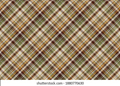 Nahtloses Muster von schottischem Tartan Plaid. Wiederholbarer Hintergrund mit Textur des Textes. Flacher Vektorhintergrund aus gestreiftem Stoffdruck.