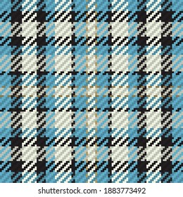 Seamless pattern of scottish tartan plaid. Repeatable background with check fabric texture. Flat vector backdrop of striped textile print.
