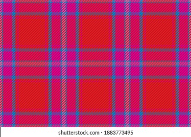 Seamless pattern of scottish tartan plaid. Repeatable background with check fabric texture. Flat vector backdrop of striped textile print.