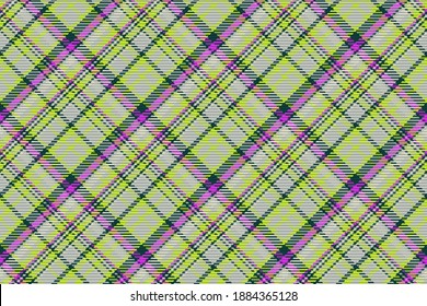 Seamless pattern of scottish tartan plaid. Repeatable background with check fabric texture. Flat vector backdrop of striped textile print.