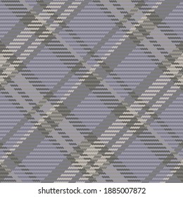Seamless pattern of scottish tartan plaid. Repeatable background with check fabric texture. Flat vector backdrop of striped textile print.