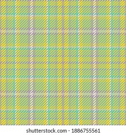 Seamless pattern of scottish tartan plaid. Repeatable background with check fabric texture. Flat vector backdrop of striped textile print.
