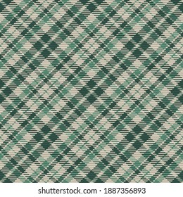 Seamless pattern of scottish tartan plaid. Repeatable background with check fabric texture. Flat vector backdrop of striped textile print.