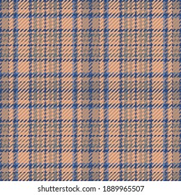 Seamless pattern of scottish tartan plaid. Repeatable background with check fabric texture. Flat vector backdrop of striped textile print.