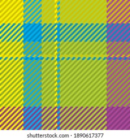 Seamless pattern of scottish tartan plaid. Repeatable background with check fabric texture. Flat vector backdrop of striped textile print.
