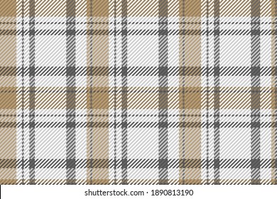 Seamless pattern of scottish tartan plaid. Repeatable background with check fabric texture. Flat vector backdrop of striped textile print.