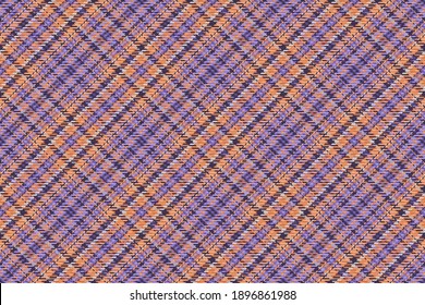 Seamless pattern of scottish tartan plaid. Repeatable background with check fabric texture. Flat vector backdrop of striped textile print.