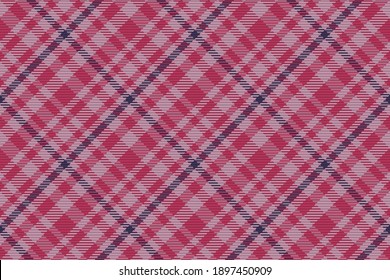 Seamless pattern of scottish tartan plaid. Repeatable background with check fabric texture. Flat vector backdrop of striped textile print.