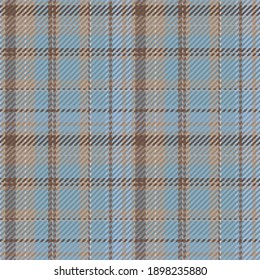 Seamless pattern of scottish tartan plaid. Repeatable background with check fabric texture. Flat vector backdrop of striped textile print.