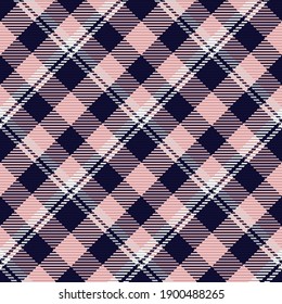 Seamless pattern of scottish tartan plaid. Repeatable background with check fabric texture. Flat vector backdrop of striped textile print.