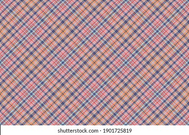 Nahtloses Muster von schottischem Tartan Plaid. Wiederholbarer Hintergrund mit Textur des Textes. Flacher Vektorhintergrund aus gestreiftem Stoffdruck.